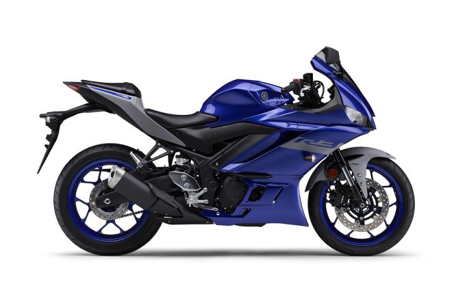 ヤマハYZF-R3 ディープパープリッシュブルーメタリック