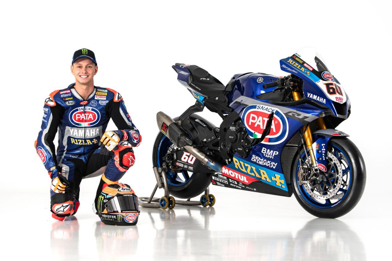 2020年SBKを戦うマイケル・ファン・デル・マーク（パタ・ヤマハ・ワールドSBKオフィシャルチーム）