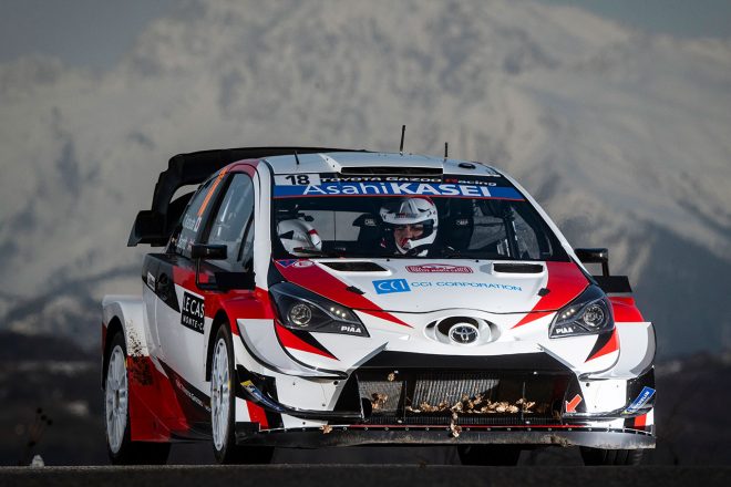 シェイクダウン10番手につけた勝田貴元（トヨタ・ヤリスWRC）