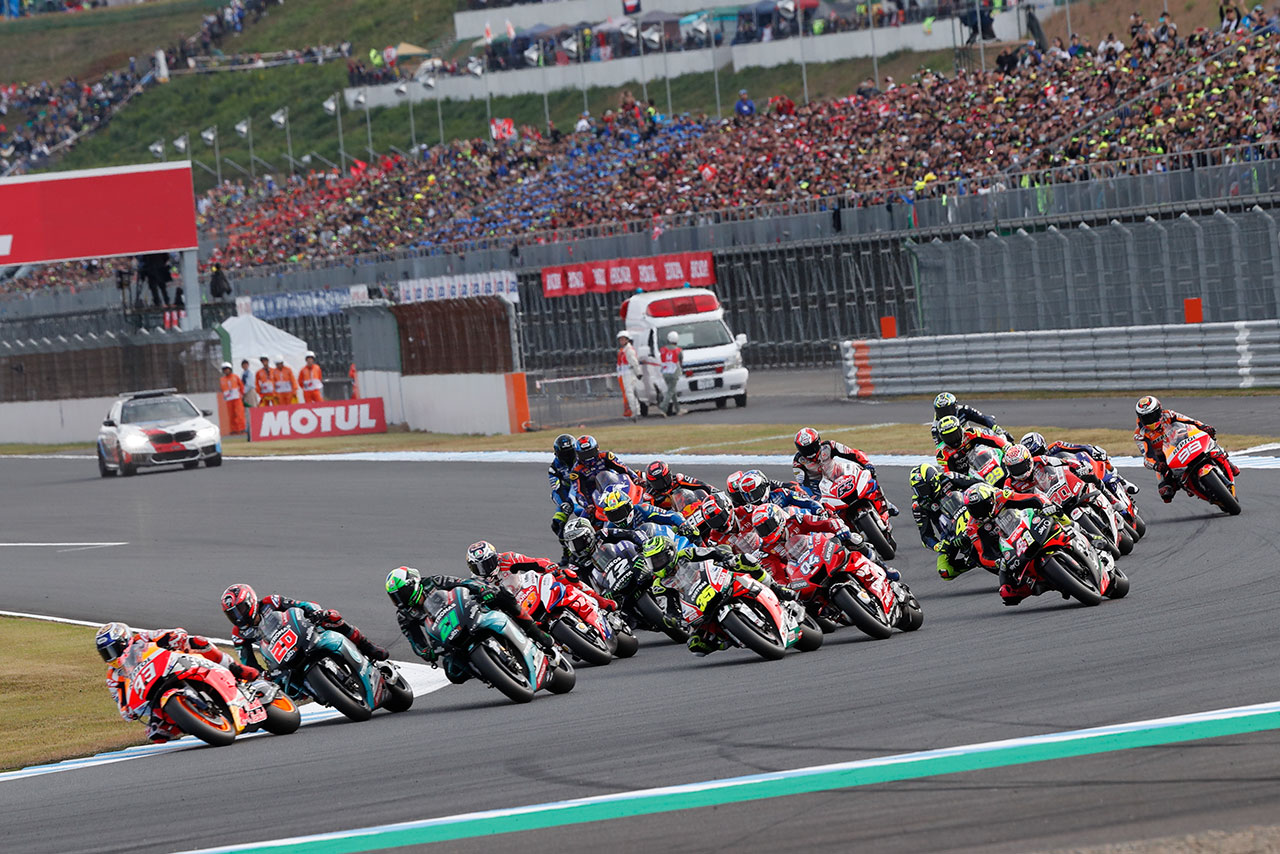 2019MotoGP日本GP スタートシーン