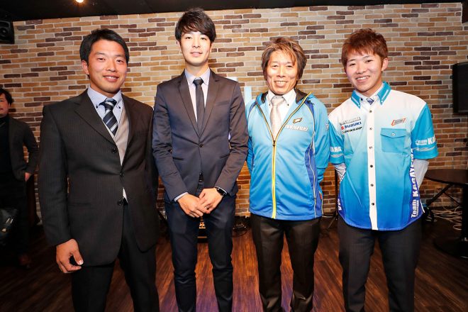 2020年に同チームで走った津田拓也とスペインで戦う浦本修充も出席した
