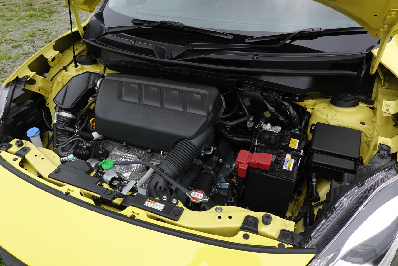 エンジンは直列4気筒ターボのK14C型。最高出力140psを発生するこのエンジンは、エスクードにも搭載されるものだ。