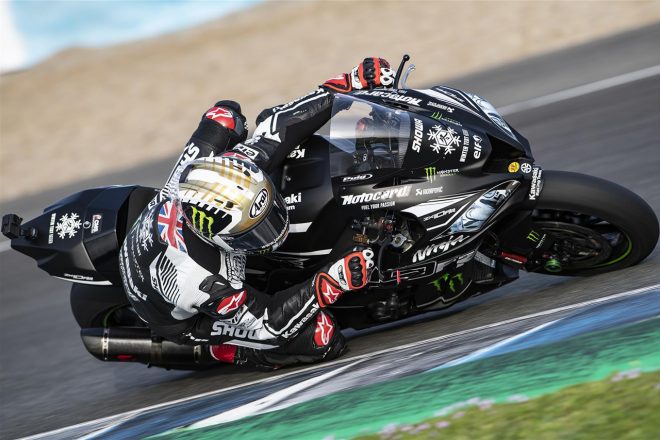 2020SBKヘレステストでトップタイムを記録したジョナサン・レイ（Kawasaki Racing Team WorldSBK）