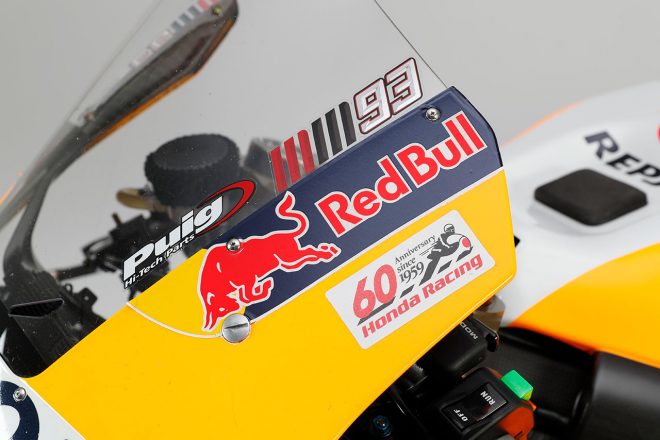 2019年型ホンダRC213Vのスクリーン