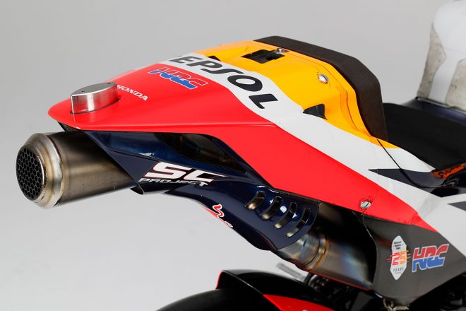 2019年型ホンダRC213Vのリヤカウル