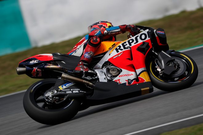 ホンダ・テストライダーのステファン・ブラドル