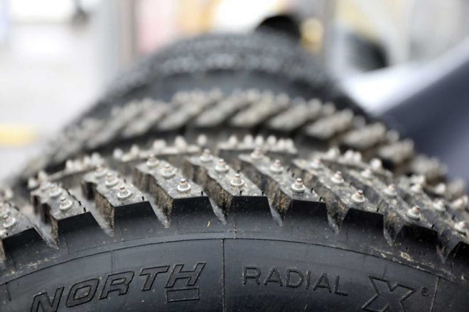 2019年のラリー・スウェーデンにミシュランが持ち込んだスパイクタイヤ