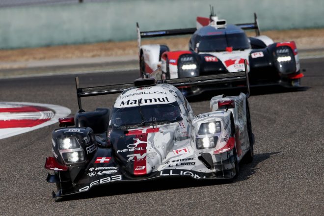 WEC第3戦上海4時間レースで、トヨタTS050ハイブリッドを破って優勝したレベリオン・レーシングの1号車R13・ギブソン