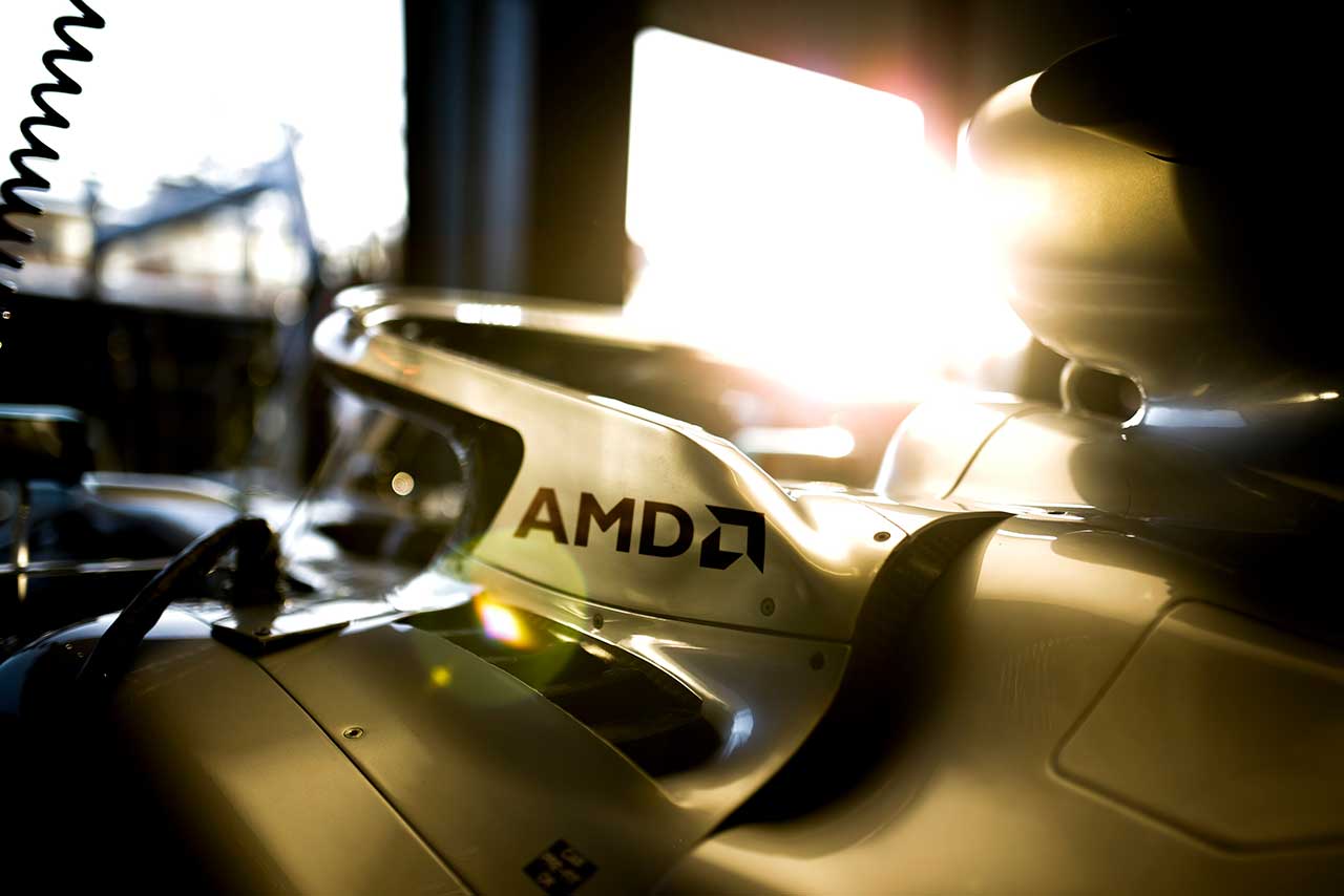 メルセデスF1とパートナーシップを結んだ半導体大手のAMD