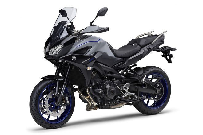 ヤマハ、トレーサー900（マットブルーイッシュグレー）