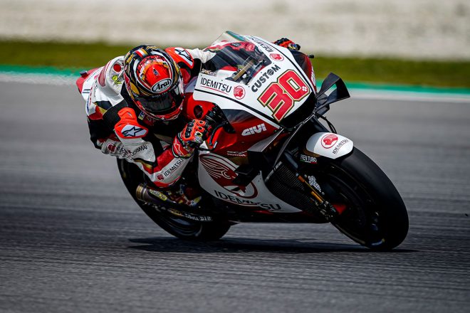 2019年の日本GP以来、MotoGPマシンでの走行となった中上