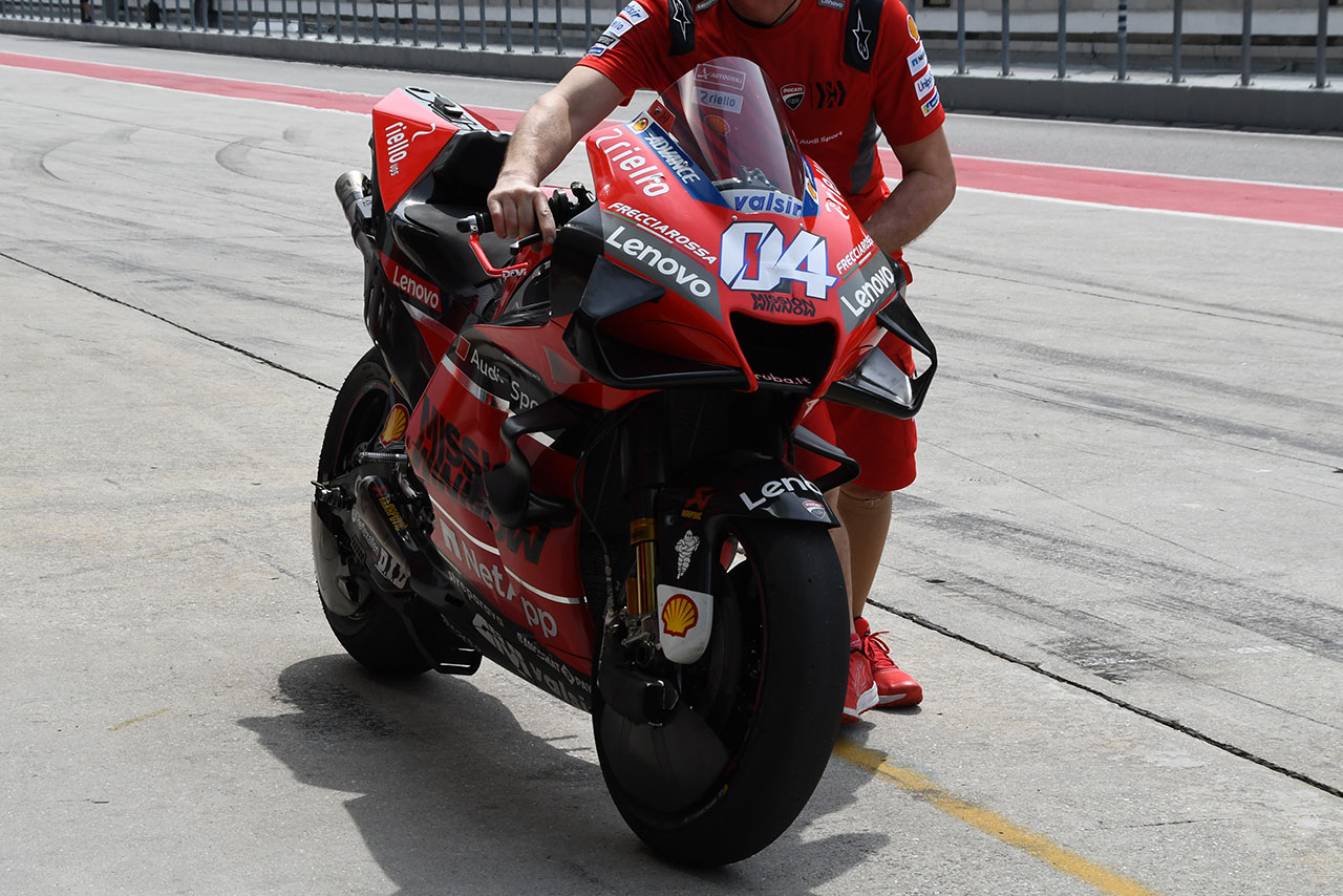 新たなフェアリングを備えたドゥカティのデスモセディチGP20