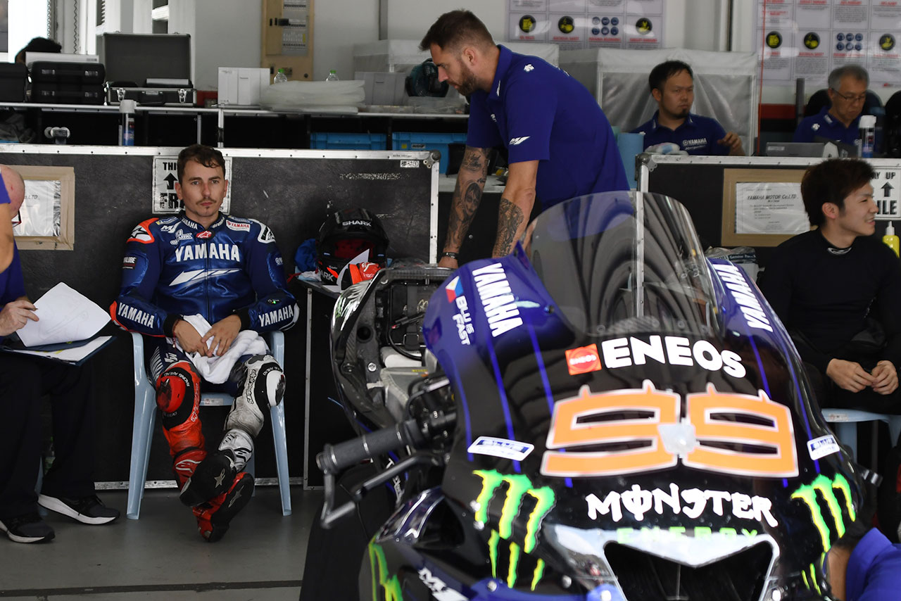 公式テスト3日目に走行を行ったロレンソ