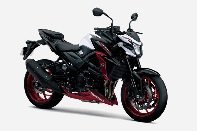 GSX-S750 ABS（パールグレッシャーホワイト／グラススパークルブラック）