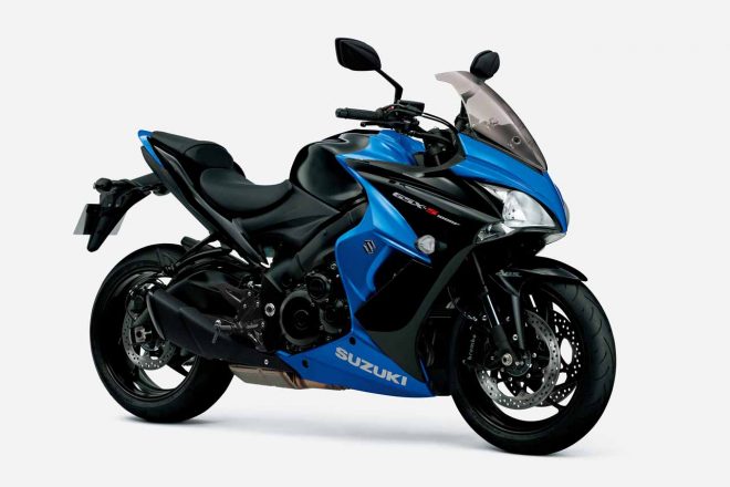 GSX-S1000F ABS（グラススパークルブラック／トリトンブルーメタリック）