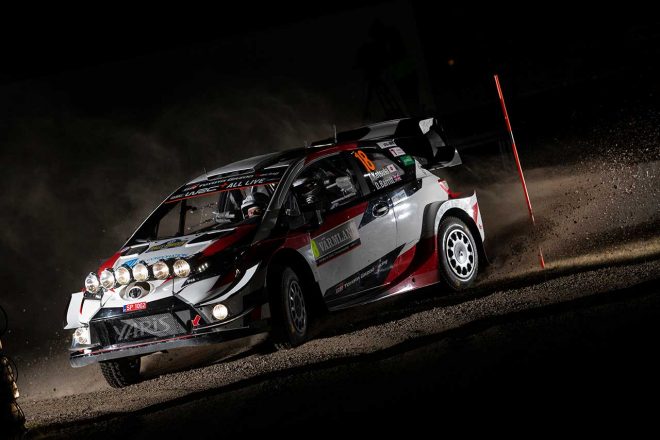 勝田貴元のトヨタ・ヤリスWRC