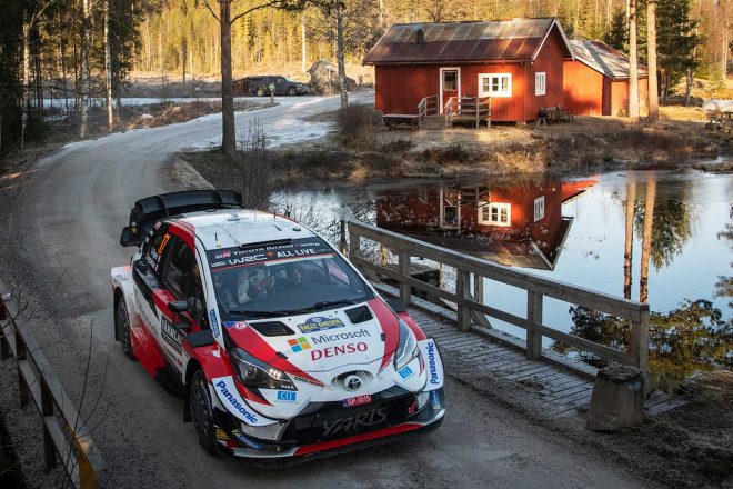 セバスチャン・オジエのトヨタ・ヤリスWRC／2020WRC第2戦スウェーデン