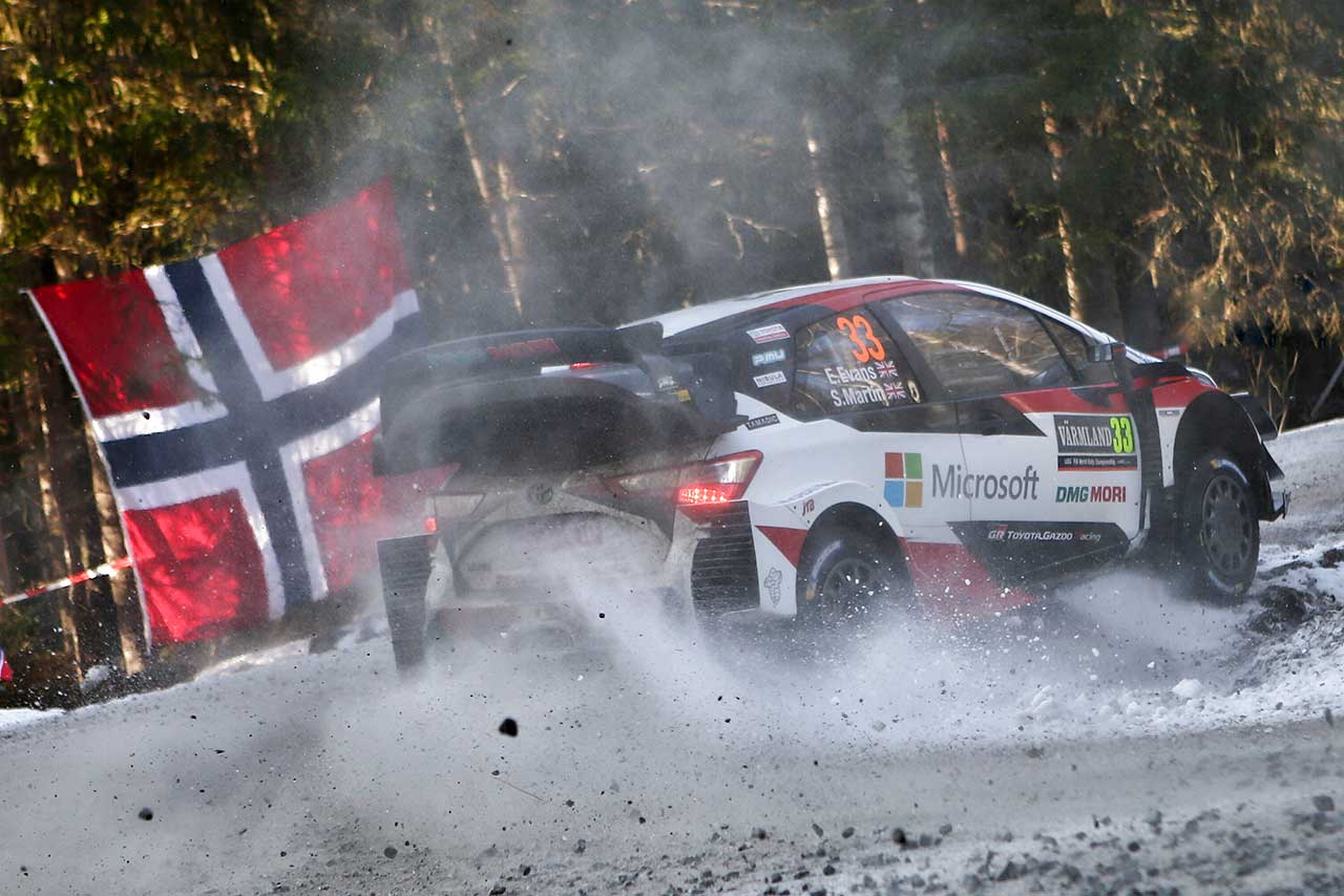 エルフィン・エバンスのトヨタ・ヤリスWRC／2020WRC第2戦スウェーデン