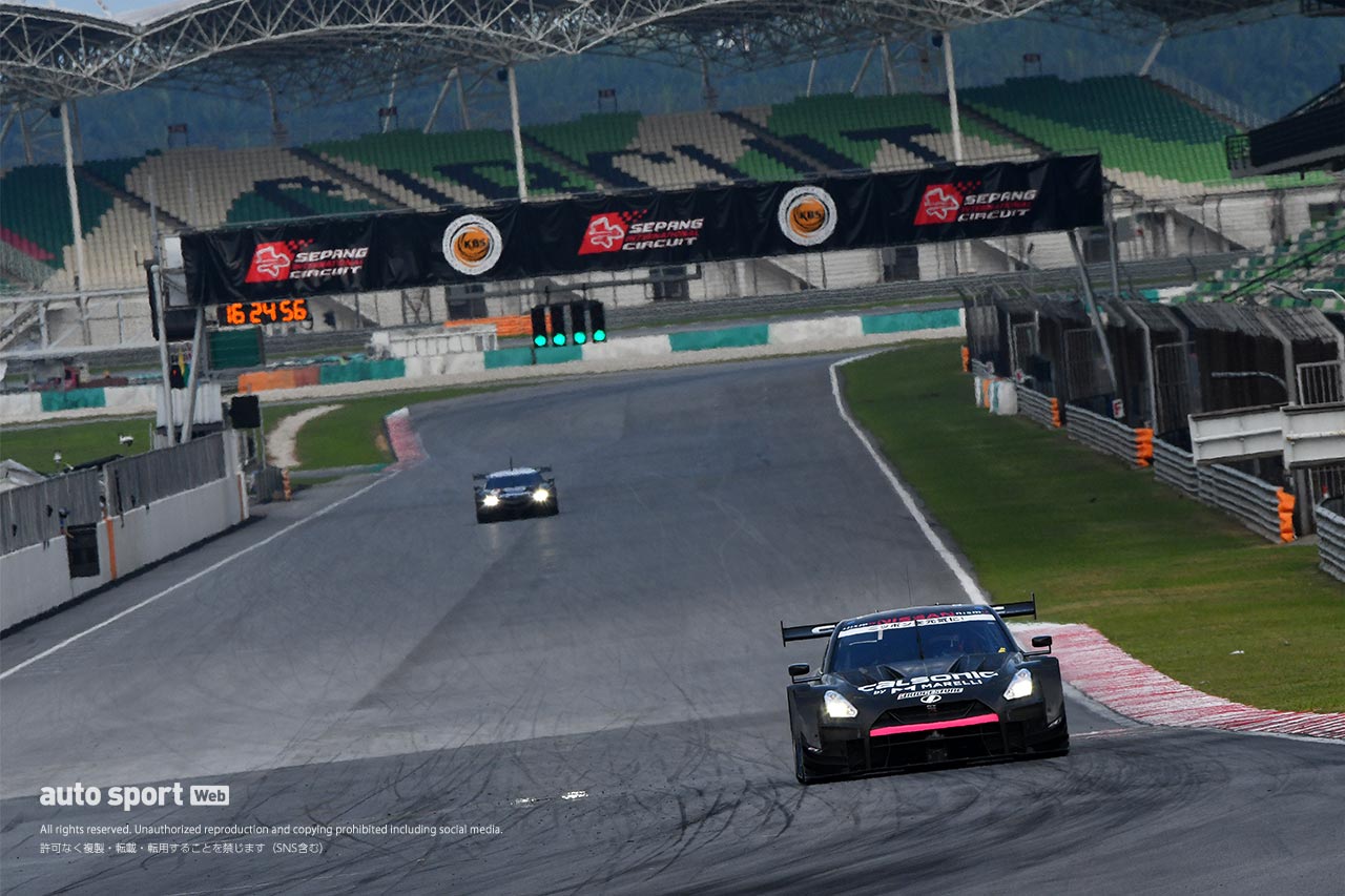 2020年1月、セパンでのウインターテストを走るGT500マシン