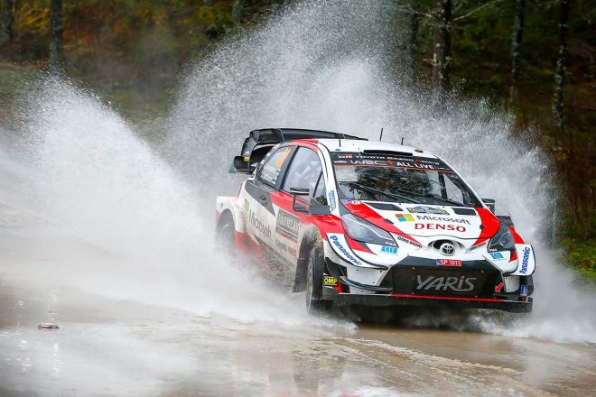 2020年のWRC第2戦スウェーデン、最終SS18を制したカッレ・ロバンペラ（トヨタ・ヤリスWRC）