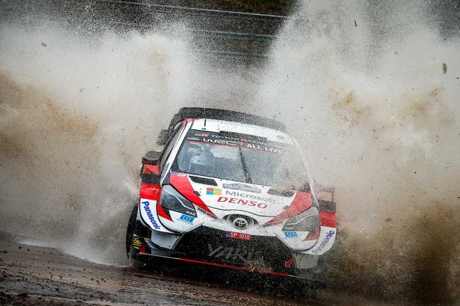 2020年のWRC第2戦スウェーデンを制したエルフィン・エバンス（トヨタ・ヤリスWRC）