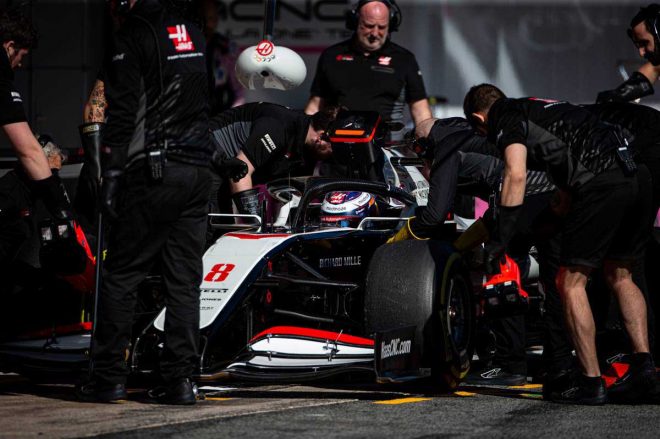 2020年F1第1回バルセロナテスト3日目　ロマン・グロージャン（ハース）