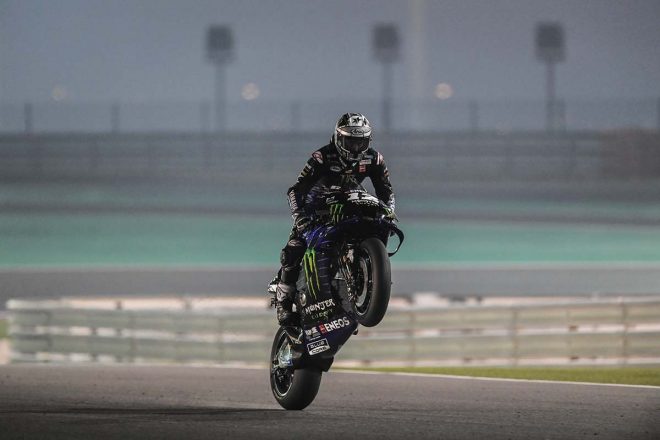 2020年MotoGPカタール公式テスト：マーベリック・ビニャーレス（モンスターエナジー・ヤマハMotoGP）