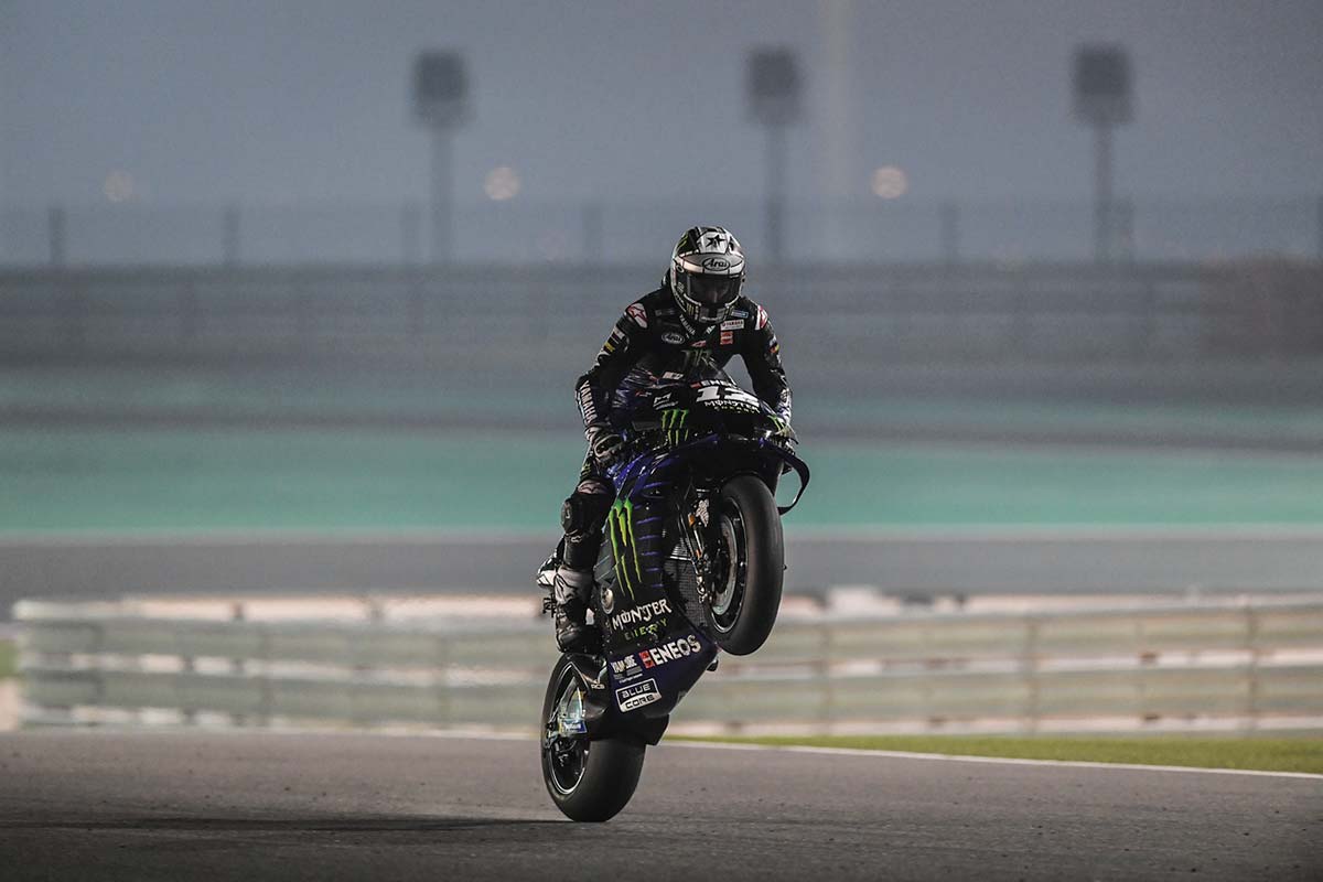 2020年MotoGPカタール公式テスト：マーベリック・ビニャーレス（モンスターエナジー・ヤマハMotoGP）
