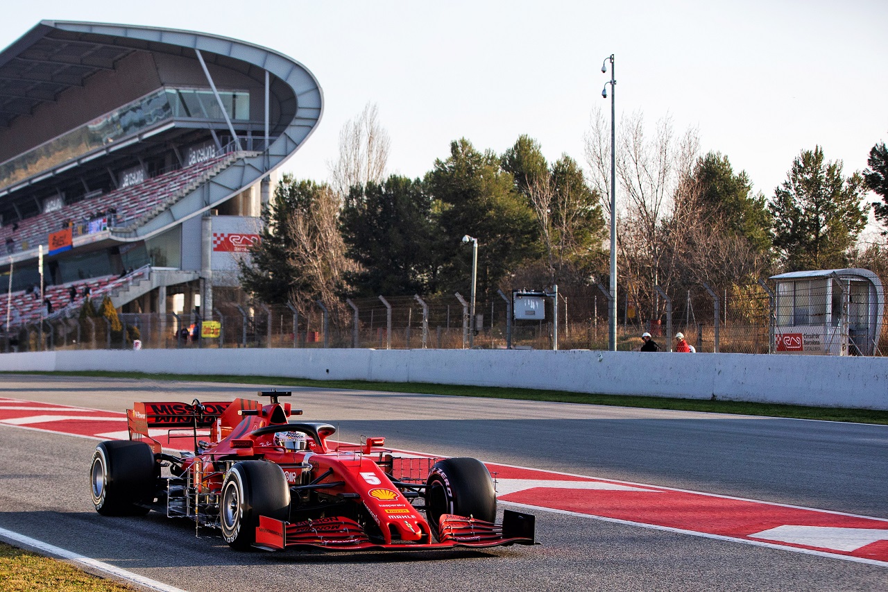 2020年第1回F1プレシーズンテスト3日目：セバスチャン・ベッテル（フェラーリ）
