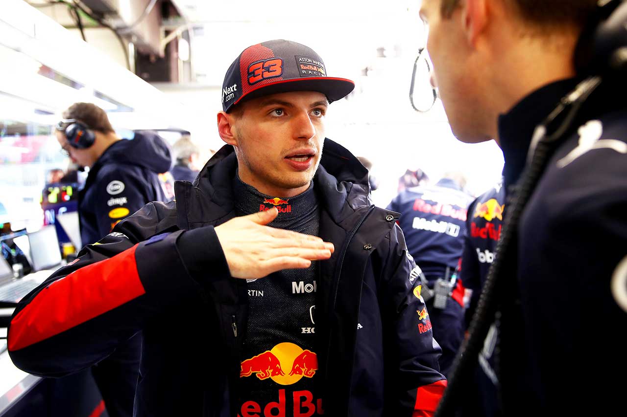 2020年F1第1回バルセロナテスト1日目　マックス・フェルスタッペン（レッドブル・ホンダ）