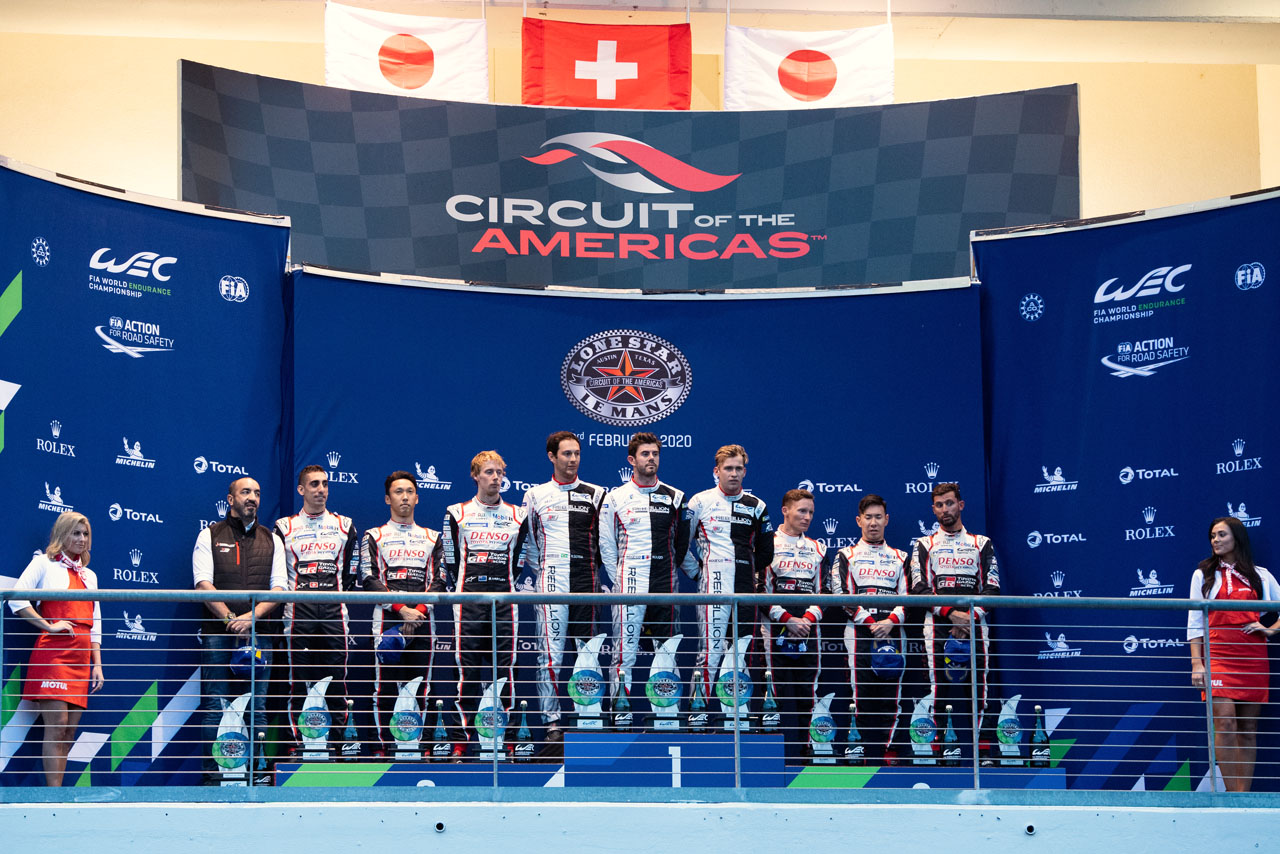 WECオースティンではレベリオン・レーシングが第3戦上海以来、2戦ぶりの優勝。TOYOTA GAZOO Racingが表彰台の両脇を固めた。