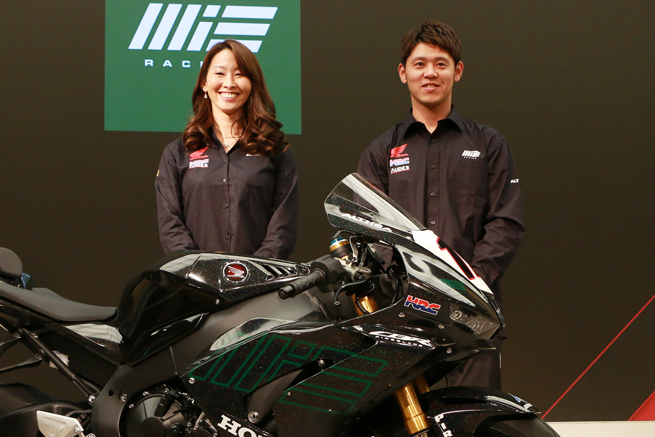 森脇緑代表、高橋巧（MIEレーシング・アルティア・ホンダ・チーム）
