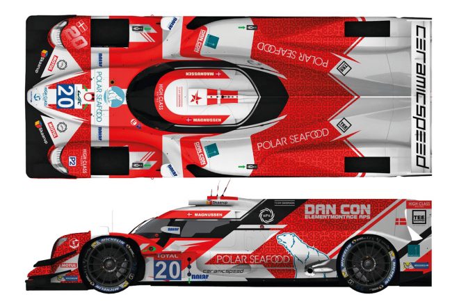 ハイクラス・レーシングが公開したル・マン24時間での20号車オレカ07のカラーリングイメージ