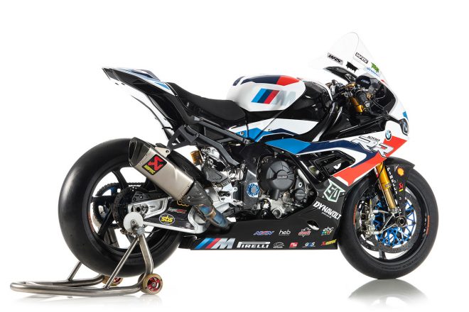 2020年SBKを走るBMW S1000RR（BMWモトラッド・ワールドSBKチーム）／ユージン・ラバティ機
