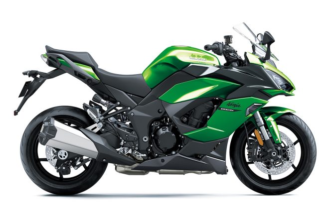 カワサキNinja 1000SX：エメラルドブレイズドグリーン×メタリックカーボングレー