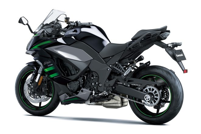 カワサキNinja 1000SX：メタリックグラファイトグレー×メタリックディアブロブラック