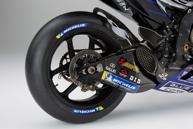 2019年型ヤマハYZR-M1のスイングアーム