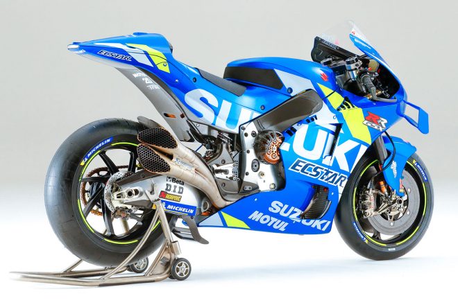 2019年型スズキGSX-RR（右リヤ）