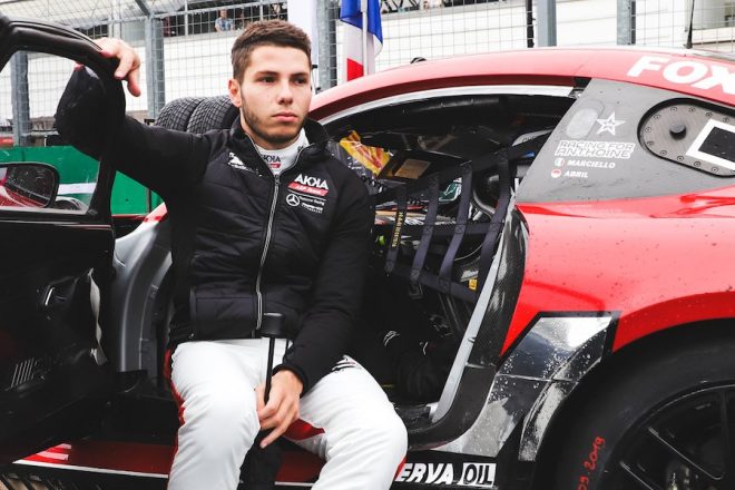 AKKA ASPから同じメルセデス陣営のブラックファルコンに移籍したビンセント・アブリル