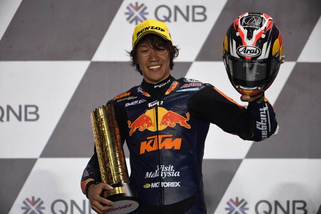 2020年MotoGP第1戦カタールGP Moto2クラス: 長島哲太(Red Bull KTM Ajo)が初優勝