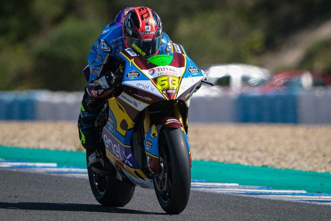 2020年MotoEヘレステスト1回目初日：マイク・ディ・メリオ（エストレージャ・ガルシア・0，0・マーク・VDS）