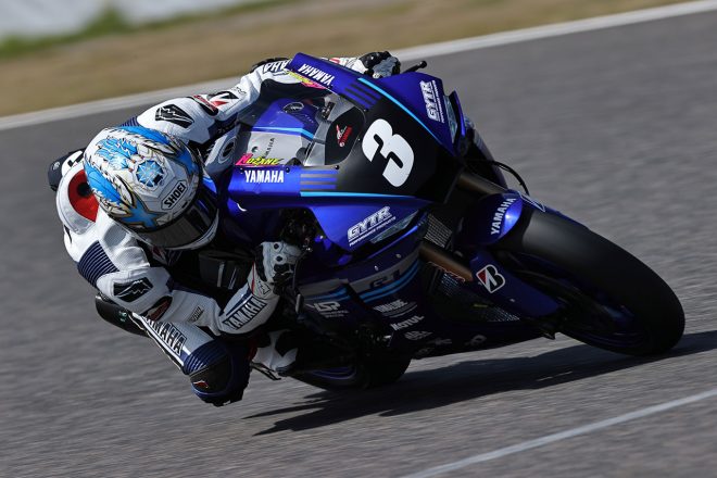 2020年の鈴鹿初テスト：野左根航汰（YAMAHA FACTORY RACING TEAM）