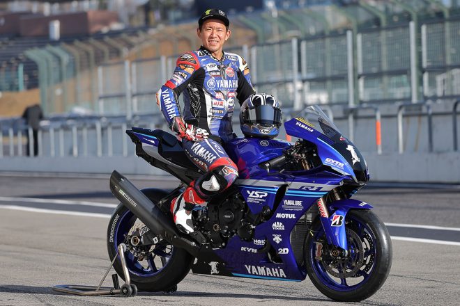2020年の全日本ロードを戦う中須賀克行（YAMAHA FACTORY RACING TEAM）