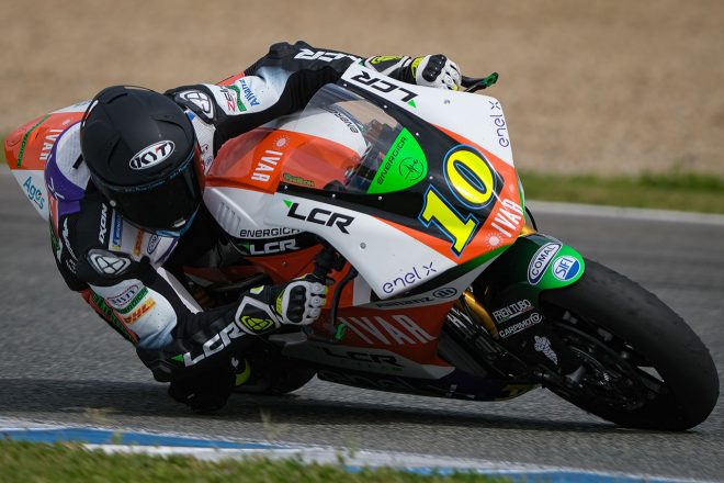 2020年MotoE第1回ヘレステスト2日目：チャビエル・シメオン（LCR Eチーム）