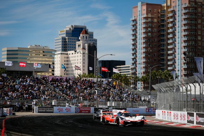 インディカー・シリーズとの併催イベントであるロングビーチ・グランプリも開催が延期に。こちらは振替日が決定していない。