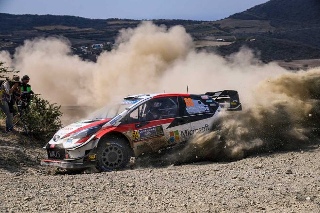 シェイクダウンステージを走るカッレ・ロバンペラ（トヨタ・ヤリスWRC）／2020WRC第3戦メキシコ