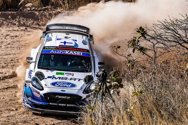 2020年のWRC第3戦メキシコを戦ったエサペッカ・ラッピのフォード・フィエスタWRC