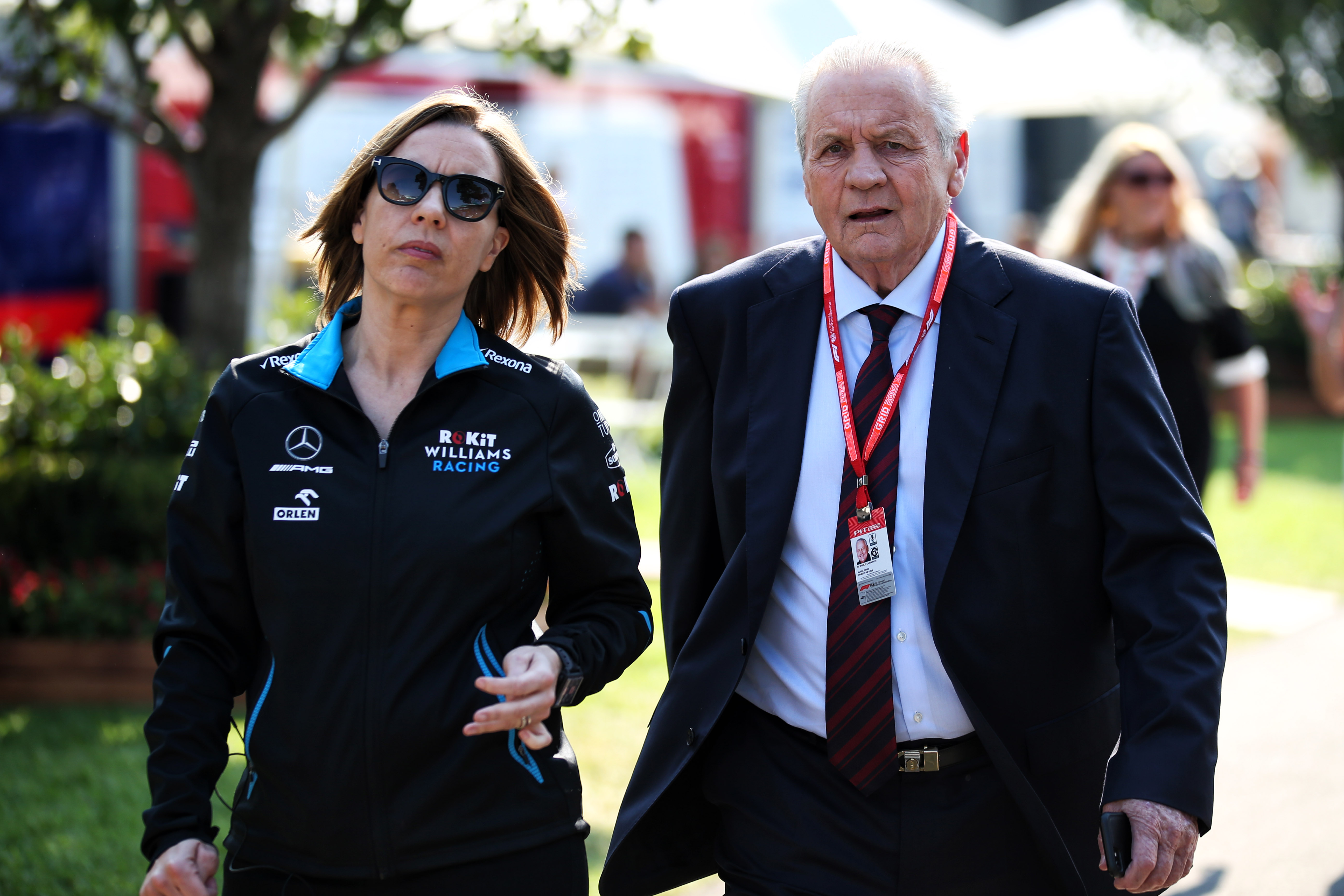 クレア・ウイリアムズとアラン・ジョーンズ