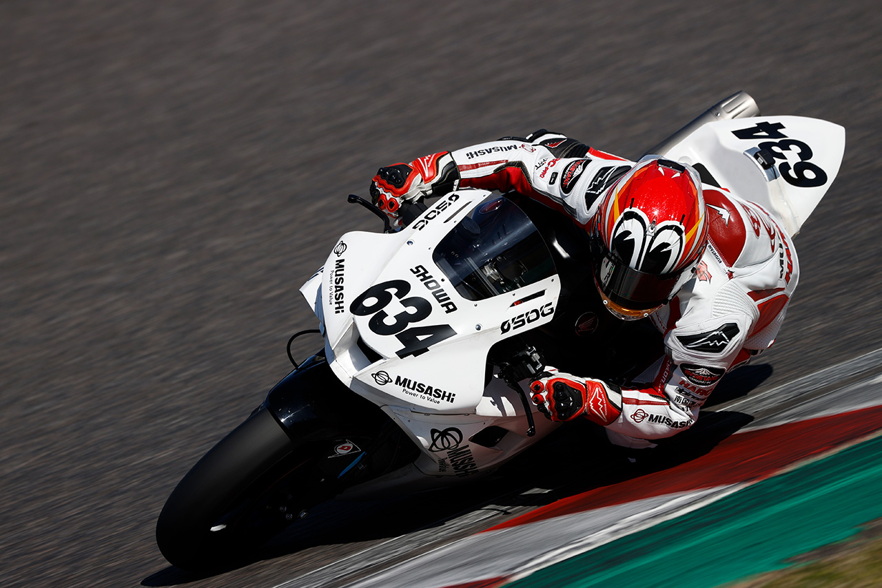 鈴鹿2輪4メーカー合同テスト：名越哲平（MuSASHi RT HARC-PRO）