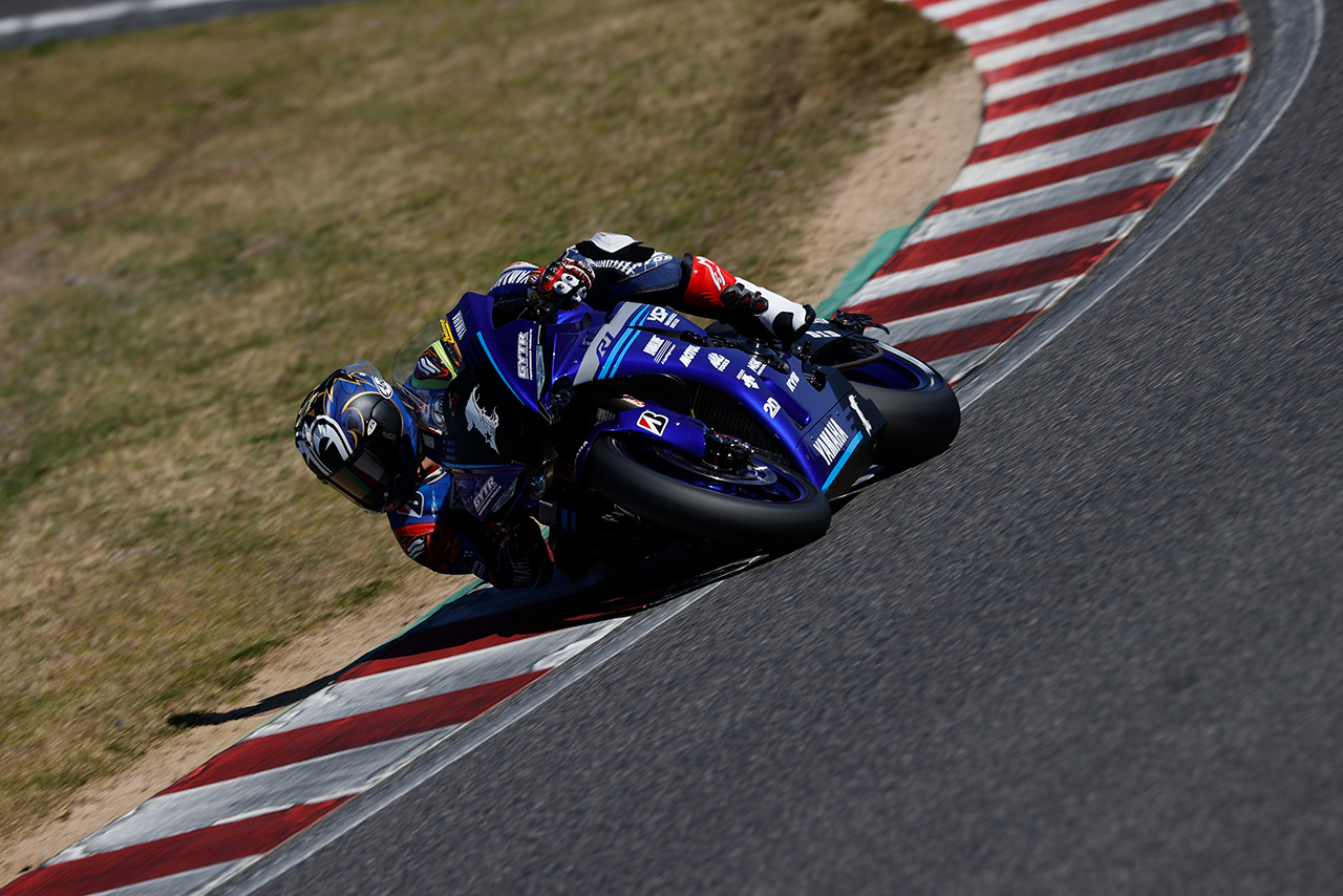 全日本ロード鈴鹿テスト：中須賀克行（YAMAHA FACTORY RACING TEAM）